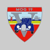 Mog19 pin badges